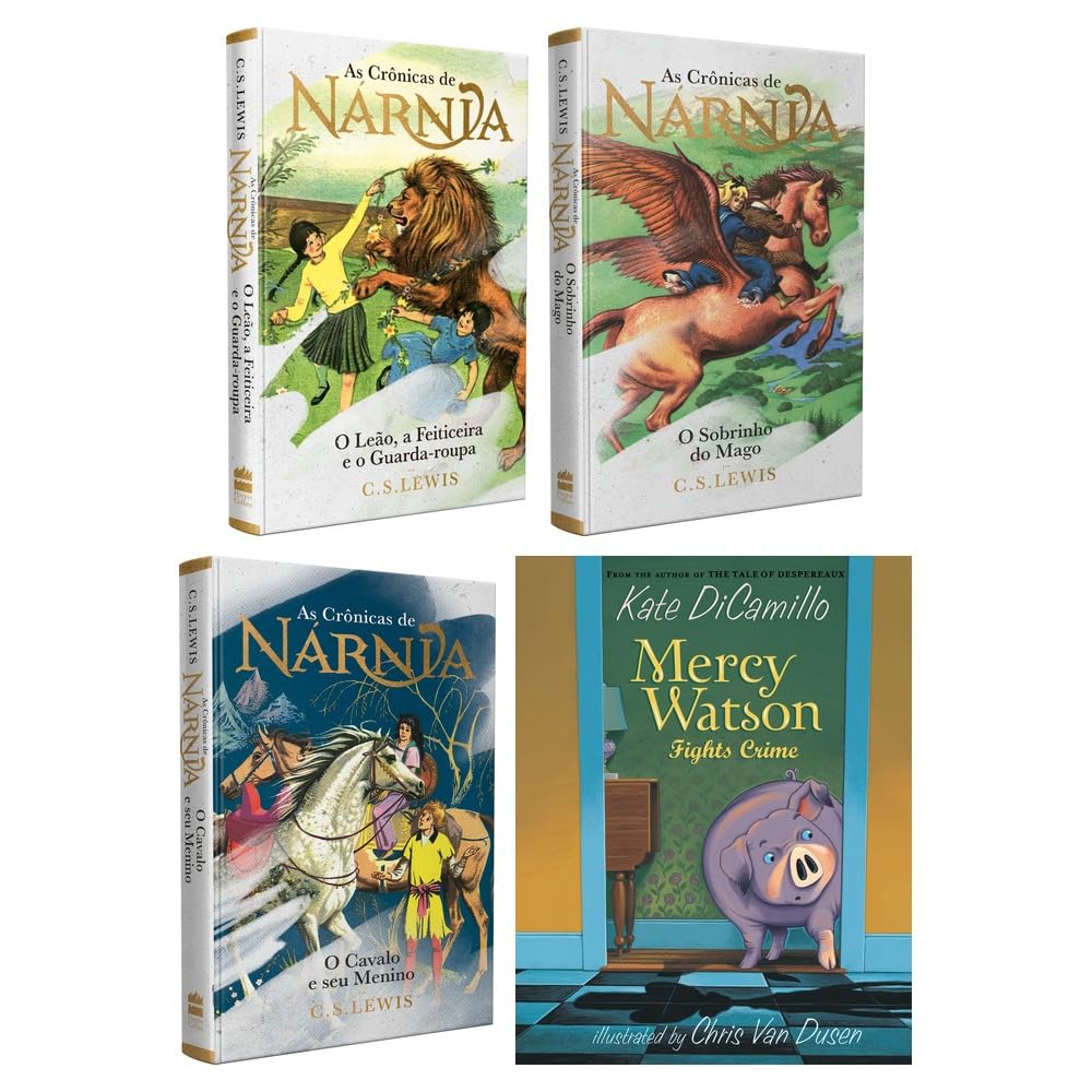 capítulo por capítulo baixar Kit As Crônicas de Nárnia + C. dura + Capa dura + Mercy Watson Fights Crime