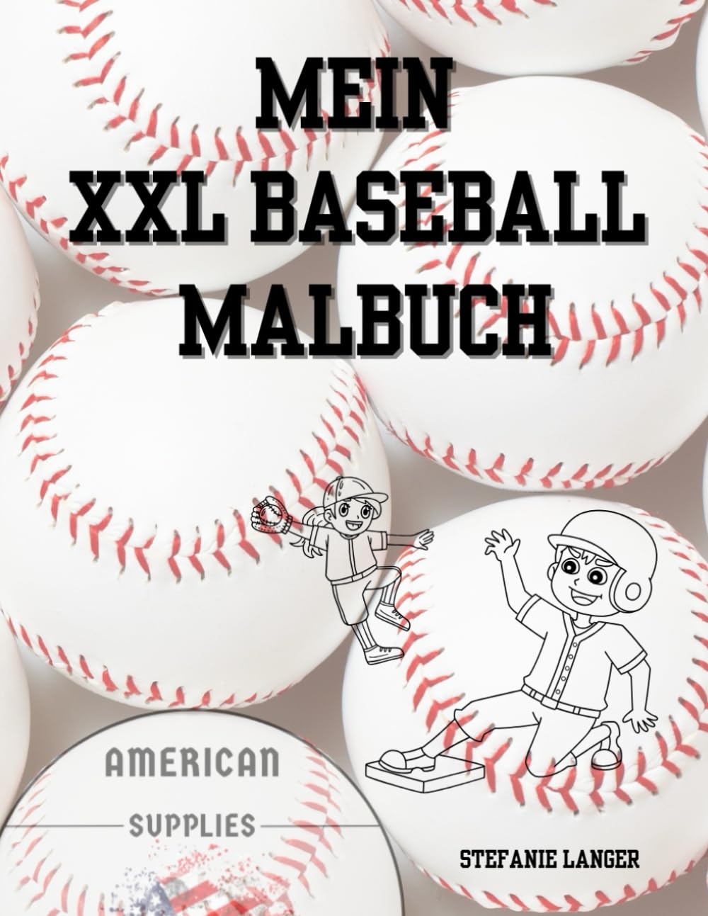 ler totalmente Mein XXL Baseball Ausmalbuch: Mit über 70 Motiven zum Ausmalen und Seiten für deine eigenen Kreationen (German Edition)