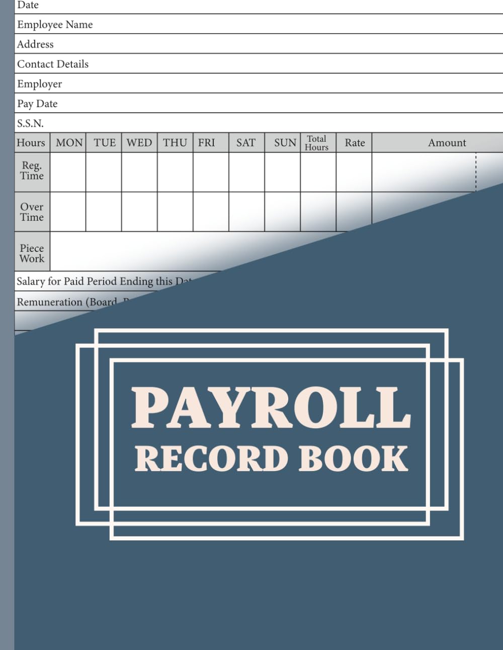payroll record book: simple employee payroll record book for small business, accounting for payroll record sheets, weekly & monthly payroll tracker, payroll ledger record logbook baixar o livro de graça