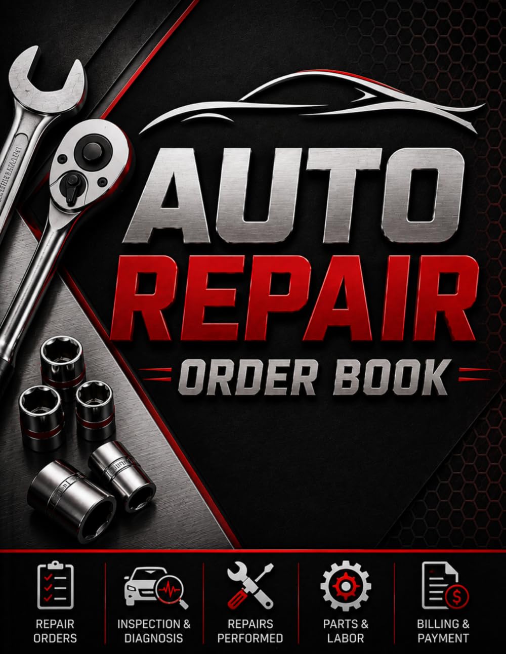 ler totalmente Auto Repair Order Book: Professional Vehicle Service & Repair Records for Auto Repair Shops, Mechanics & Technicians