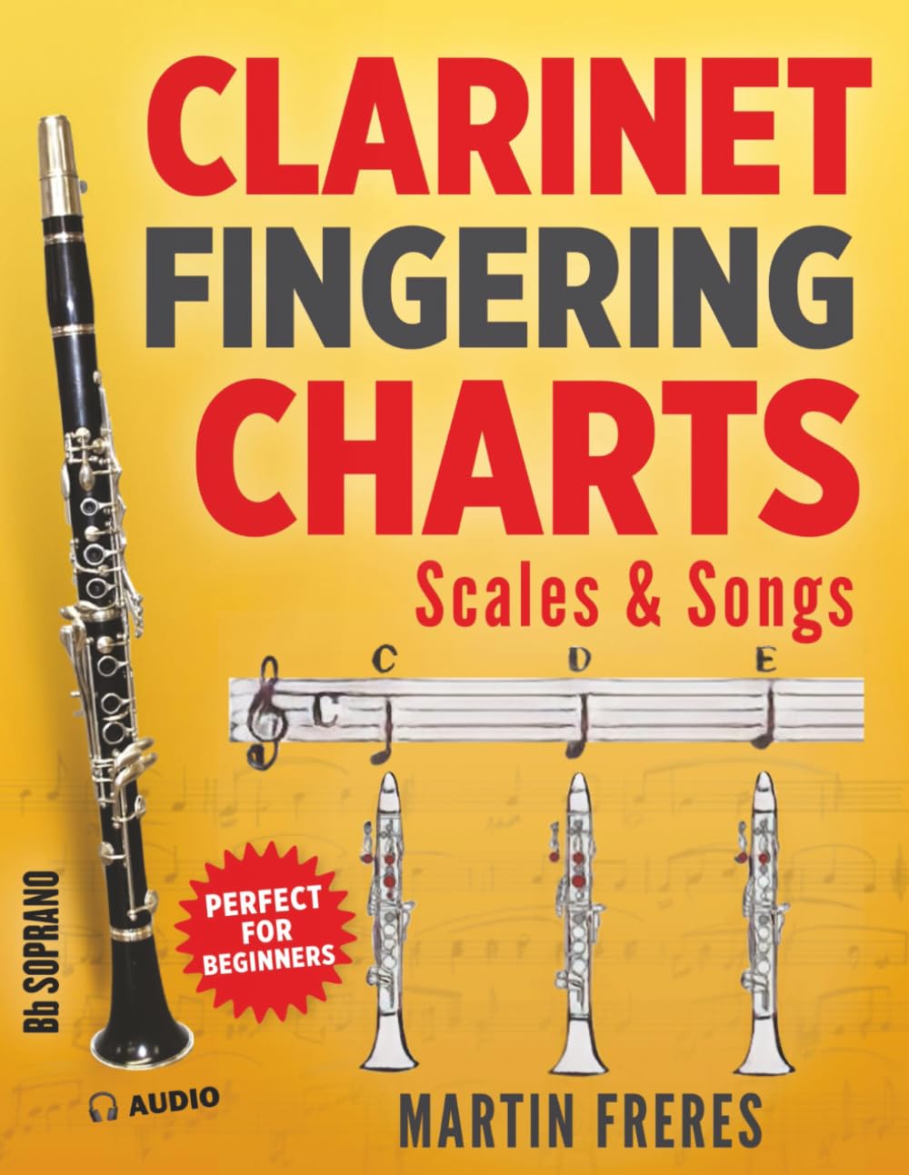 Clarinet Fingering Charts: Scales & Songs for Beginner Clarinetists baixar o livro de graça