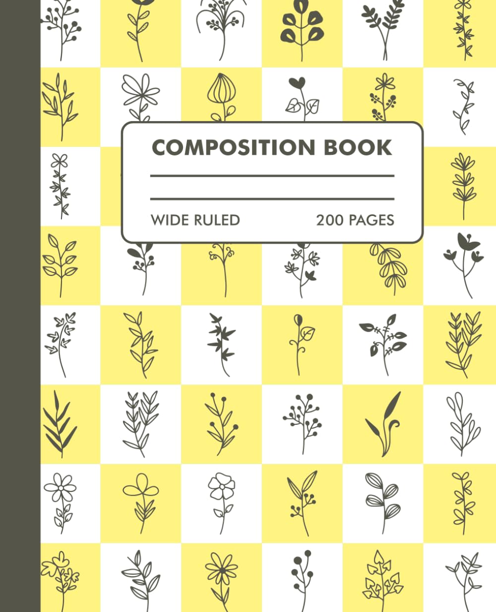 ler totalmente DOTTED GRID LINE 200 PAGE NOTEBOOK - COMPOSITION NOTEBOOK: DOTTED GRID LINE 200 PAGE NOTEBOOK, TECHNICAL DRAWING, PERSPECTIVE ART, 3D, YELLOW FLORAL COVER