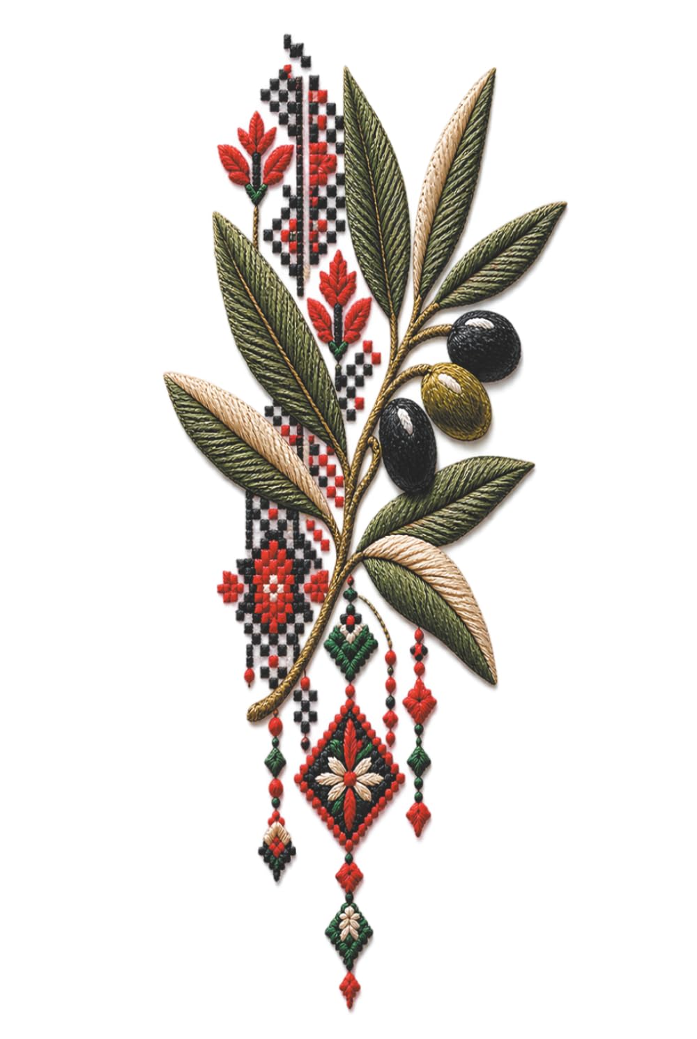 capítulo por capítulo baixar Palestinian Olive Branch & Tatreez Journal: Symbol of Peace & Sumud: 6x9 Lined Notebook Featuring Sacred Olive Branches, Olives, and Traditional Cross-Stitch Embroidery
