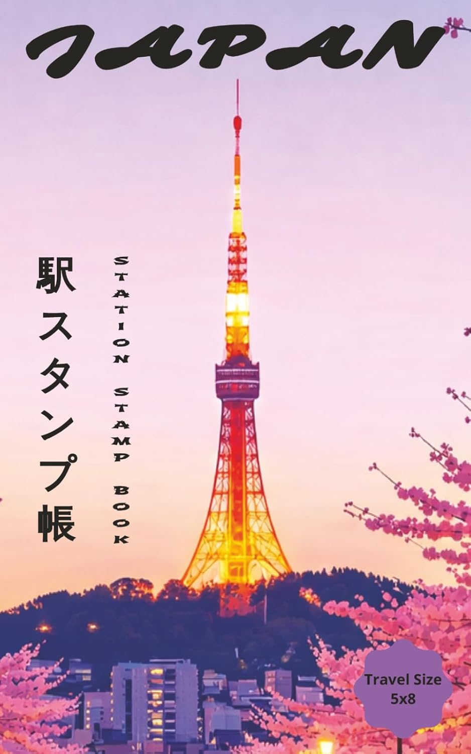 ler totalmente Japan Eki Stamp Collection Book: Japan Travel Size Eki Stamp Book | 5" x 8" (12.7cm x 20.3cm) | Train Station Stamp Saver Collection Book | 100 Pages