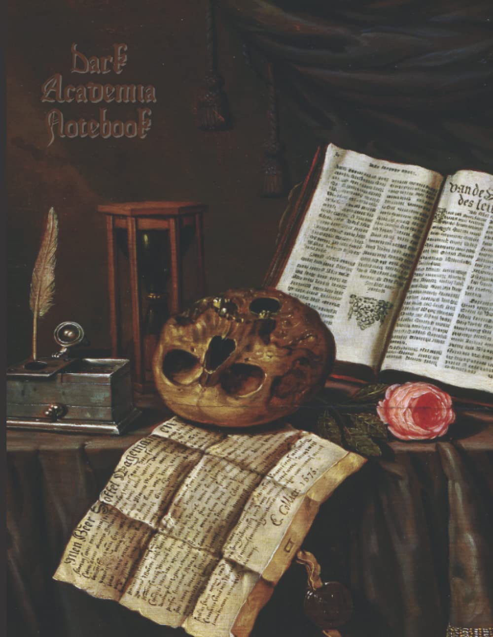 capítulo por capítulo baixar Dark Academia Notebook: Aesthetic, Notebook for School, Blank Lined Notebook Journal for Journaling and Writing, Vintage Goth