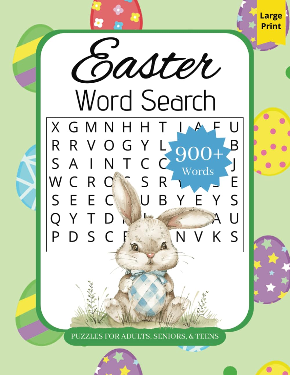 Easter Word Search Book: A Easter Themed Word Find Puzzle for Adults, Seniors, and Teens baixar o livro de graça