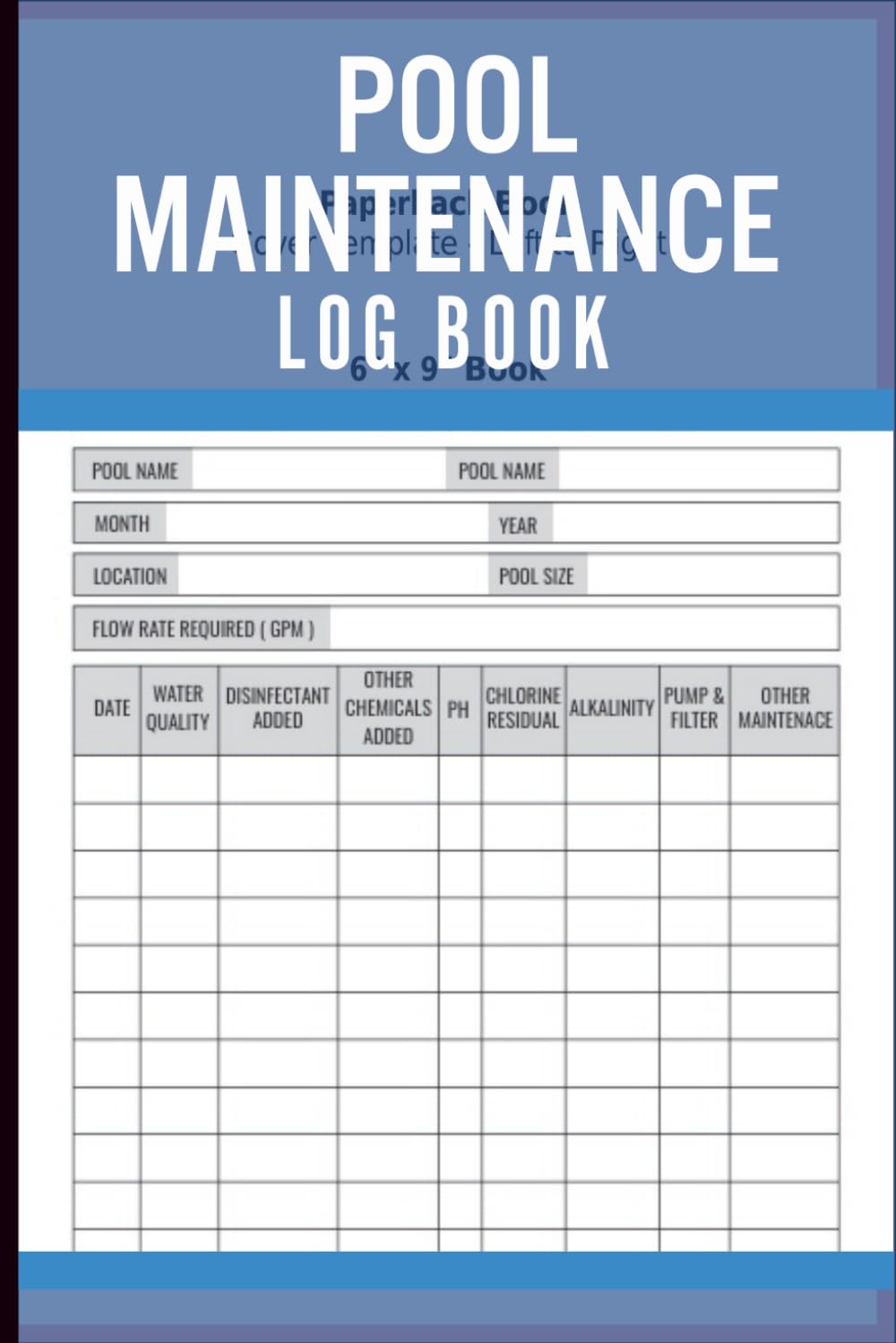 Pool Maintenance Log Book: Swimming Pool Care Tracker for Water Testing, Cleaning Schedule, and Chemical Balance Monitoring baixar livro de graça