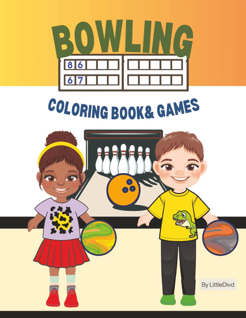 capítulo por capítulo baixar Bowling Coloring Book with Bowling Games or Kids Ages 5-10 (Kids Social Events)
