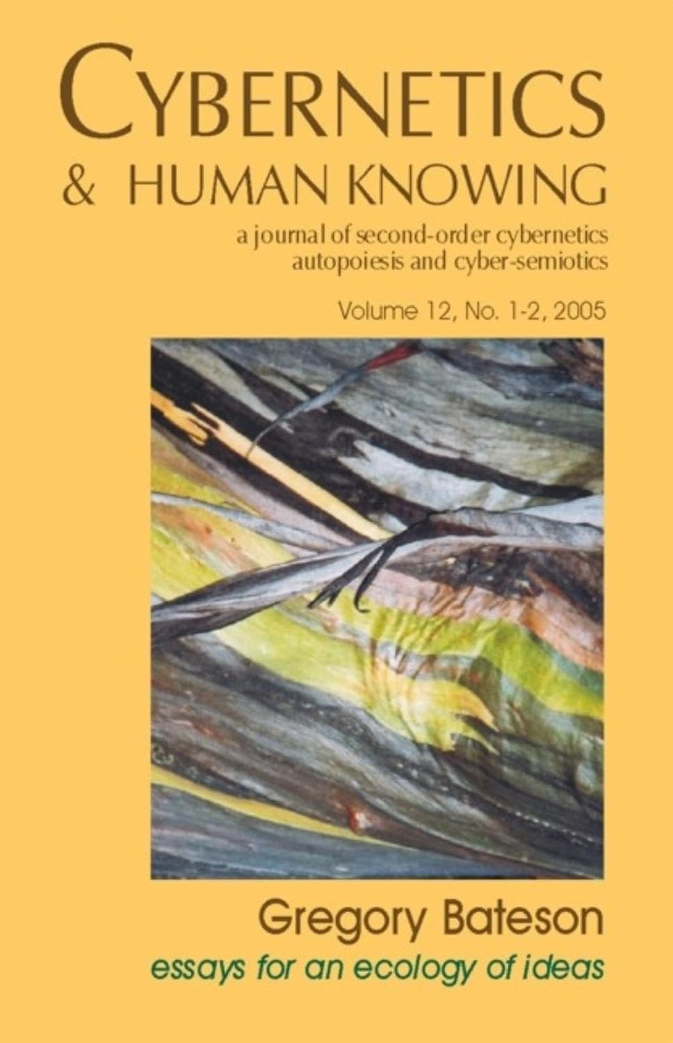 Gregory Bateson: Essays for an Ecology of Ideas: 12