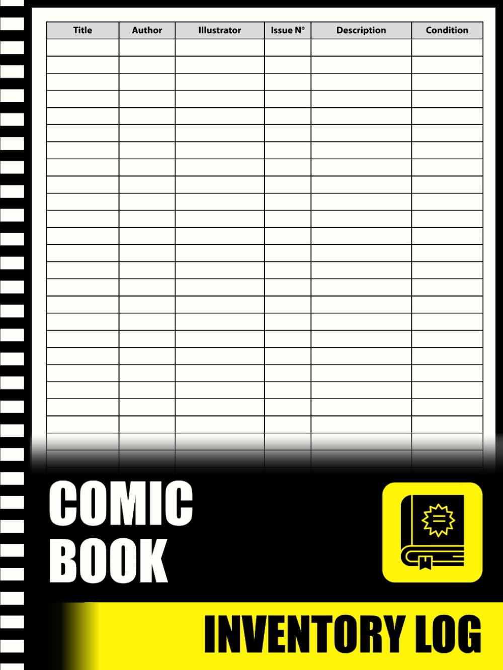 Comic Book Inventory Log: Inventory Record Book Ideal for Comic Book Collectors. baixar livro de graça
