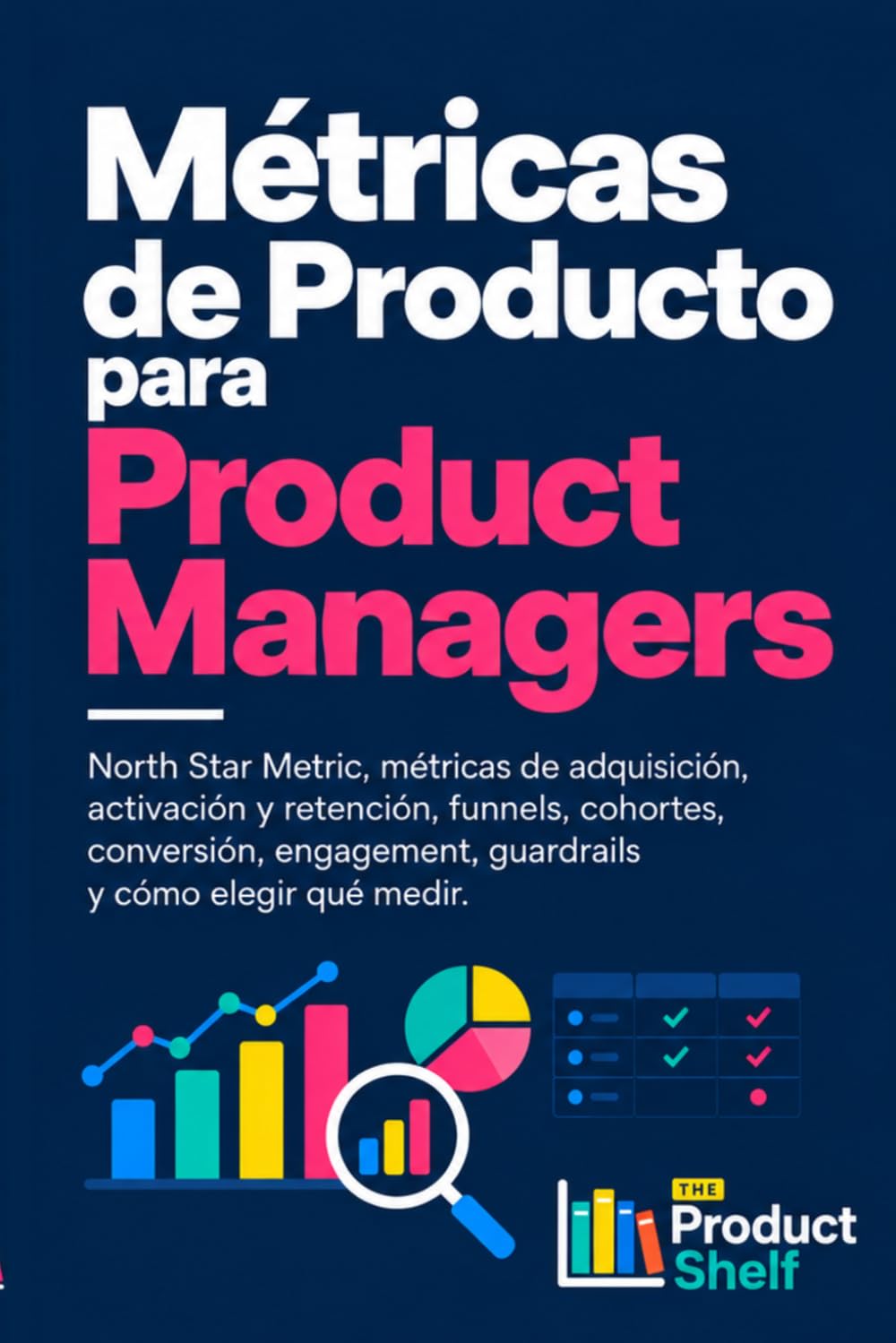 capítulo por capítulo baixar Métricas de Producto para Product Managers: North Star Metric, métricas de adquisición, activación y retención, funnels, cohortes, conversión, engagement, guardrails y cómo elegir qué medir