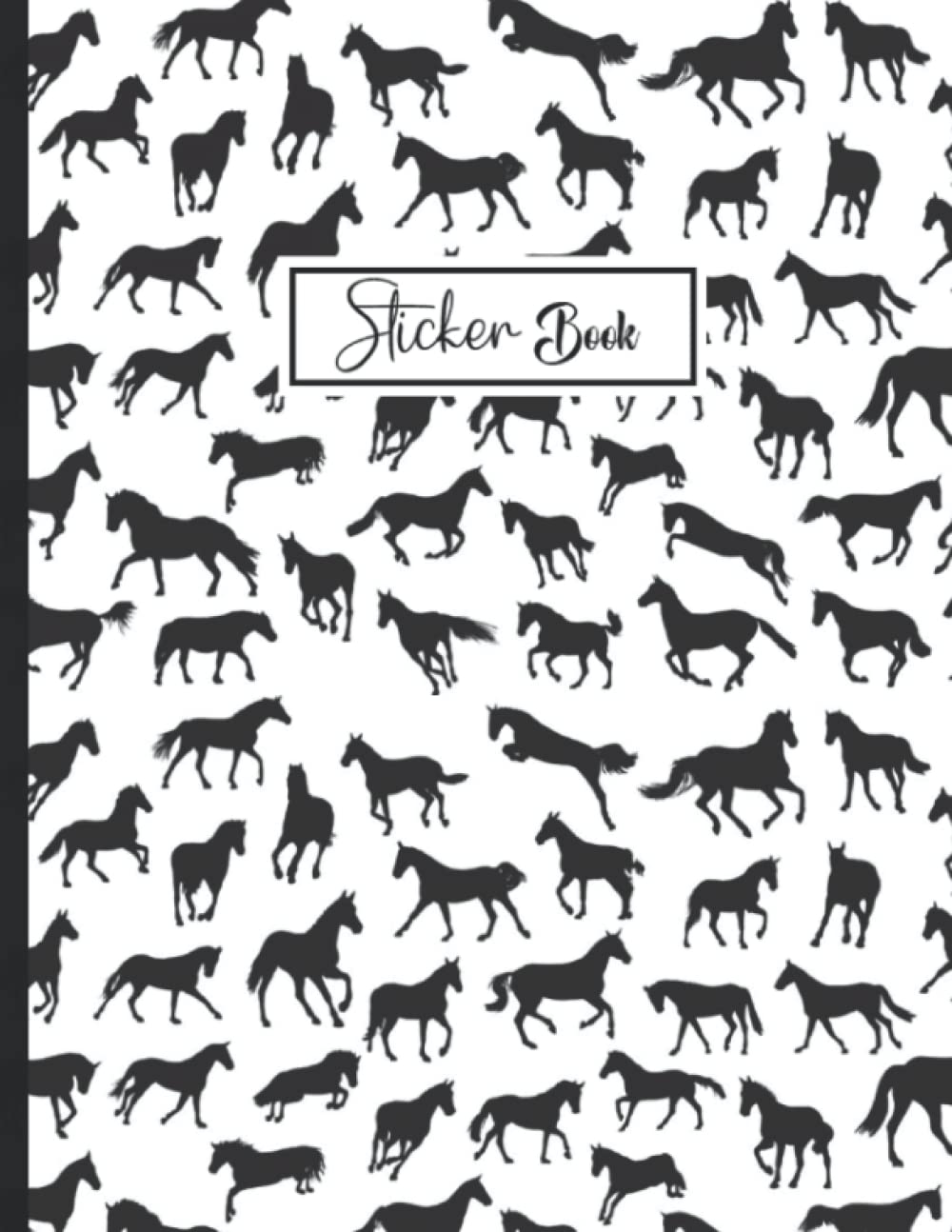 Sticker Book: Black horse Theme Sticker Book Collecting Album Blank Notebook. baixar o livro de graça