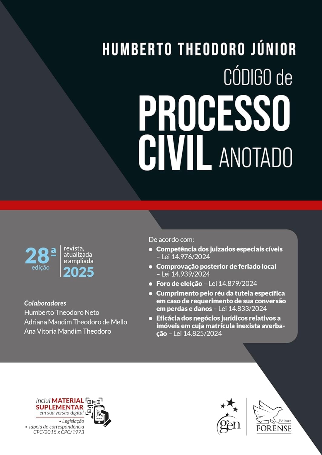 Código de Processo Civil Anotado - 28ª Edição 2025
