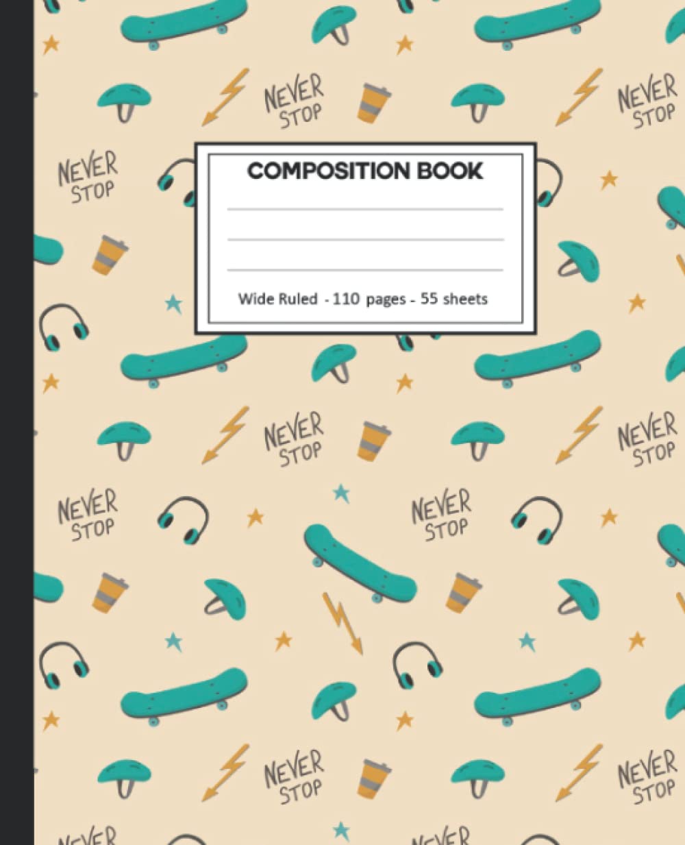 Composition Notebook: Skateboard Wide Ruled Blank Lined Composition Book Journal (7.5 x 9.25 in) Cute Notebooks for Girls Teens Kids School Planner Diary Writing Notes. baixar livro de graça