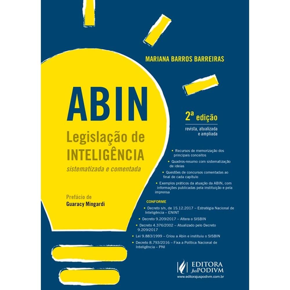 ABIN. Legislação de Inteligência. Sistematizada e Comentada baixar livro de graça