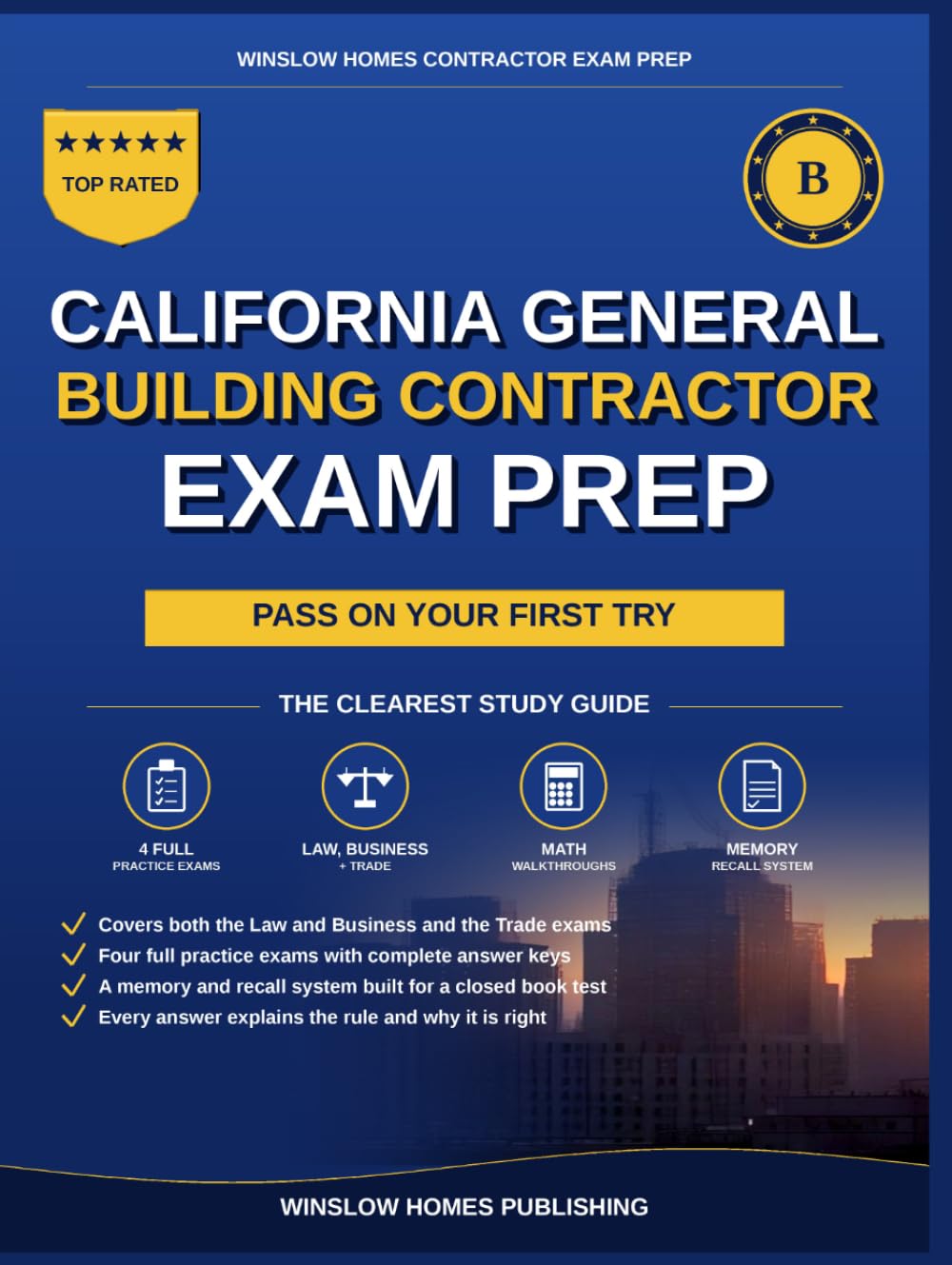 California General Building Contractor Exam Prep: The Complete Closed-Book Study System to Pass the Law, Business, and Trade Exams on Your First Try,... Math (Winslow Homes Contractor Exam Prep) baixar o livro de graça