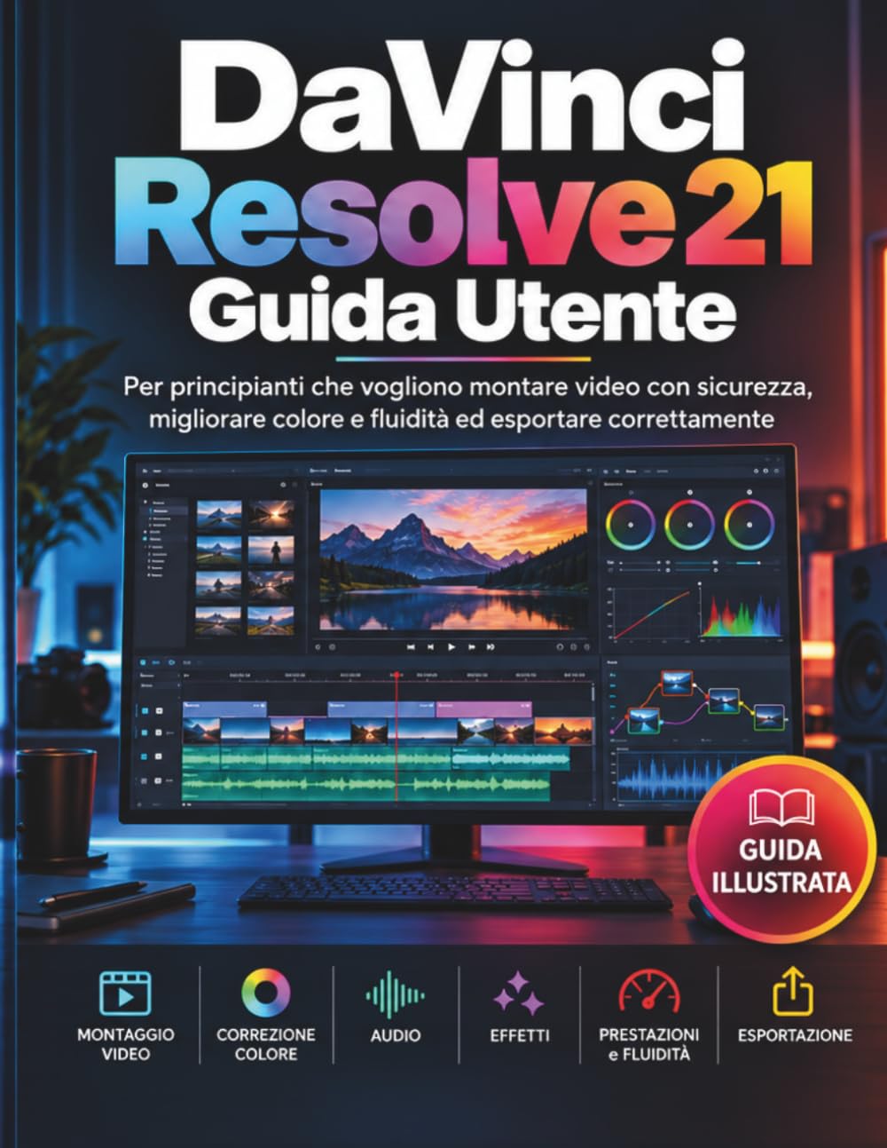 DaVinci Resolve 21 Guida Utente: Per principianti che vogliono montare video con sicurezza, migliorare colore e fluidità ed esportare correttamente (Italian Edition) baixar o livro de graça