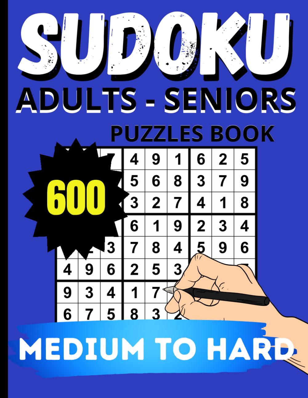 capítulo por capítulo baixar 600 Sudoku Puzzles book for Adults: Medium To Hard Sudoku Puzzles Book Large Print For Adults And Seniors with Solutions