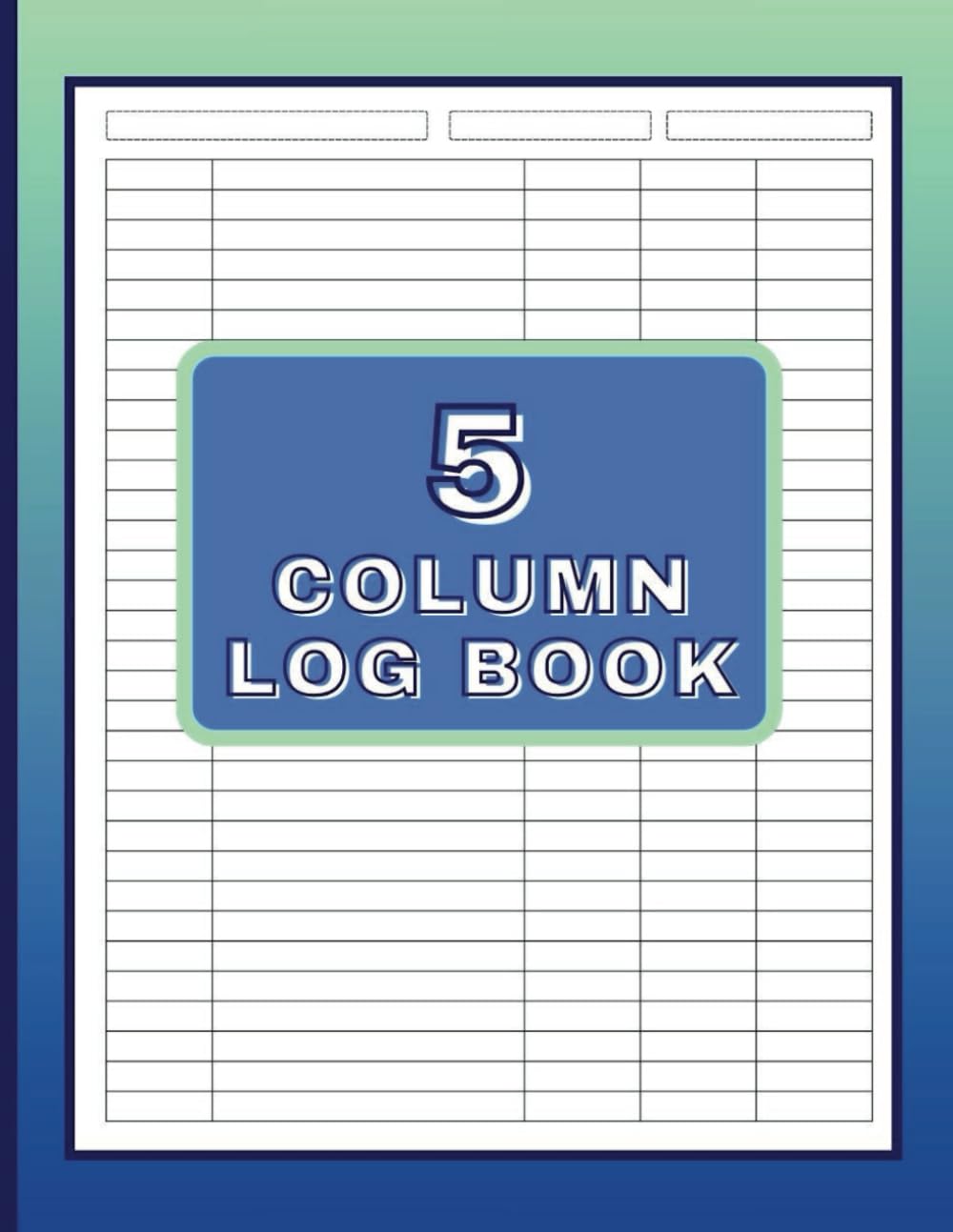 capítulo por capítulo baixar Customizable Log Book 5 Column: A Five Column Ledger - Columnar Pad Custom - All Purpose Record Notebook, 8.5" x 11", 130 Pages, 32 Rows, Ideal for Small Business