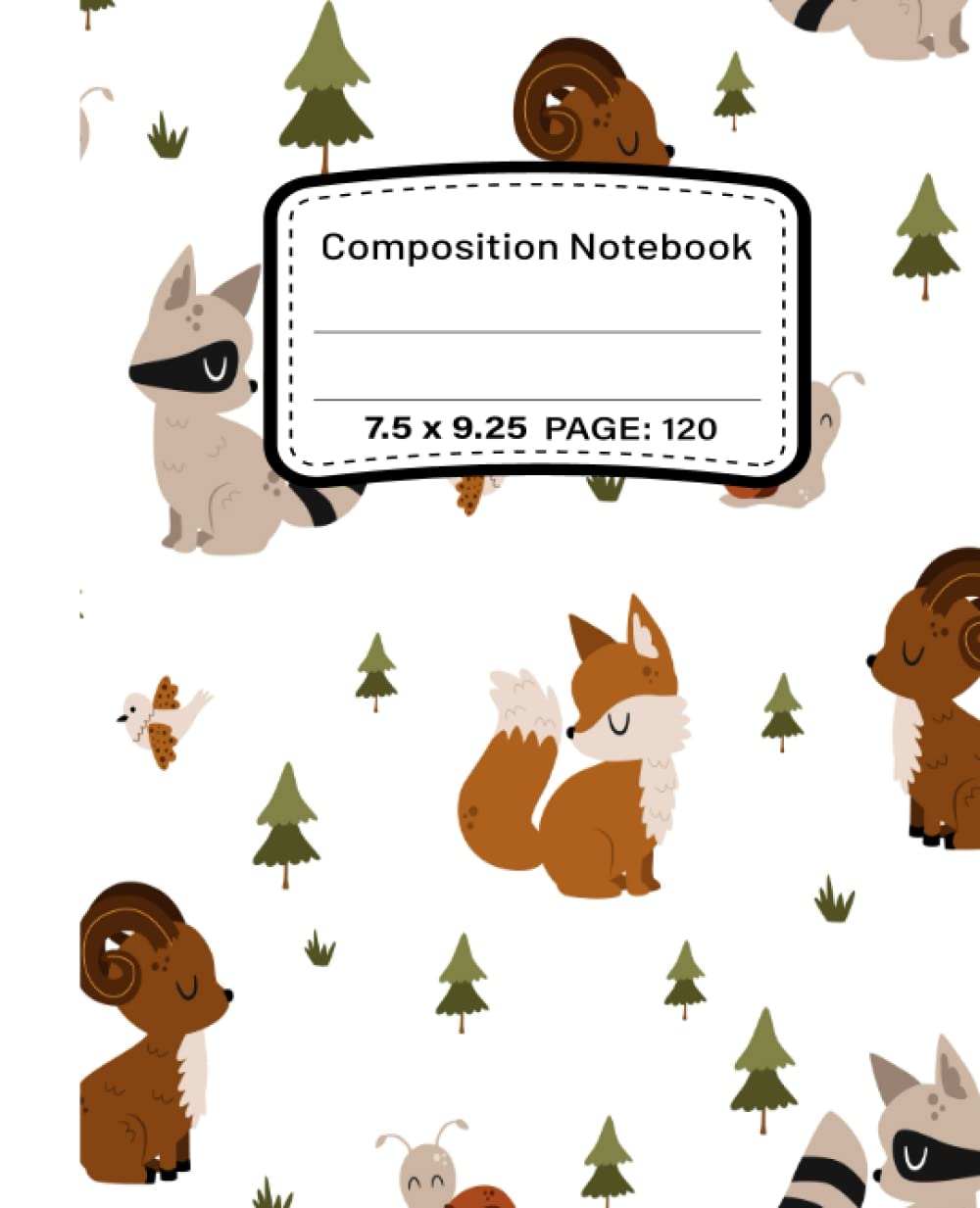 ler totalmente Composition Notebooks: Wide Ruled Paper Notebook Journal | animal digital paper | Blank Wide Lined Workbook for Girls Boys Kids Teens Students/Composition Notebooks