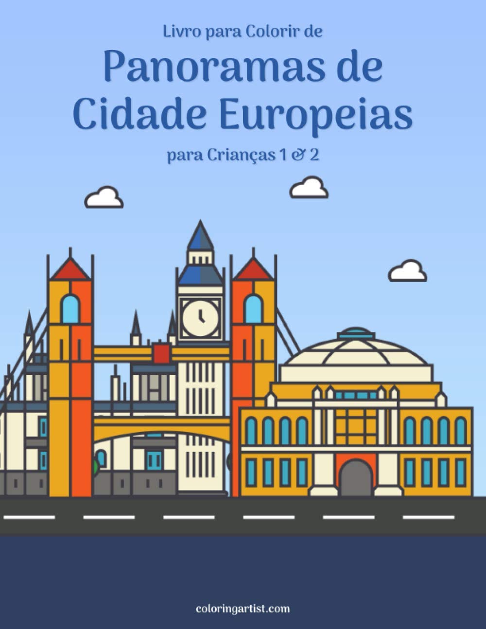 capítulo por capítulo baixar Livro para Colorir de Panoramas de Cidade Europeias para Crianças 1 & 2