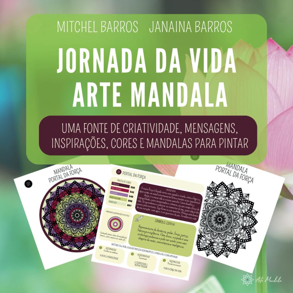 capítulo por capítulo baixar Jornada da Vida Arte Mandala: Mensagem, cores e pintura (Portuguese Edition)
