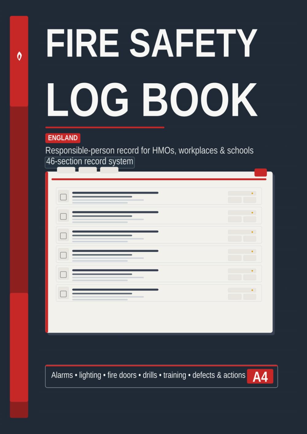 capítulo por capítulo baixar Fire Safety Log Book England: Responsible-Person Record for HMOs, Workplaces & Schools