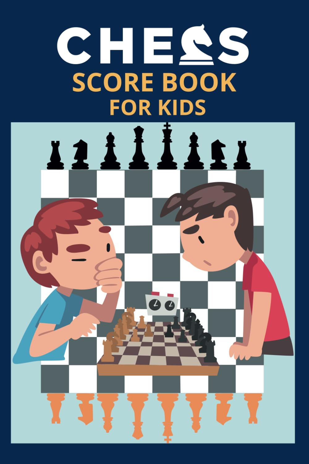 Chess Score Book for Kids: 129 Game Pages with 30 Moves with Diagram for Tactics and Strategies Notes; 6" x 9"; for Chess Matches & Tournaments; Perfect Gift for Kids, Teens, Students baixar livro de graça
