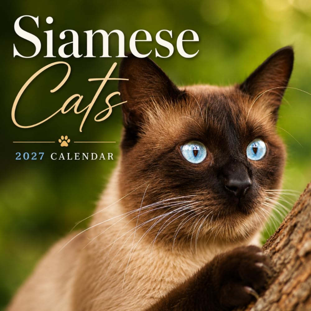 ler totalmente Siamese Cats Calendar 2027: Elegant Cat Breed Photos