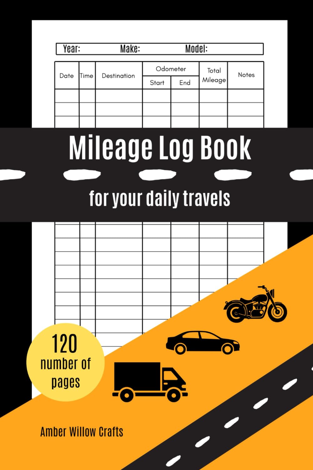 Mileage Log Book: Independent Drivers' Travel Log. The simple system for tracking miles, organizing daily trips, with accurate and ready-to-use records for car and truck owners. baixar o livro de graça