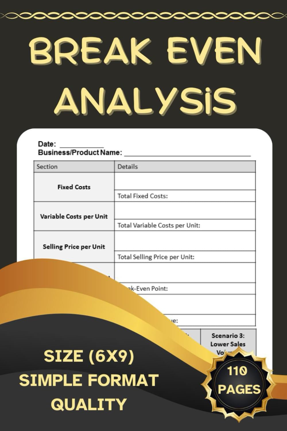 Break Even Analysis: Record book for Financial Planning and Decision Making baixar livro de graça