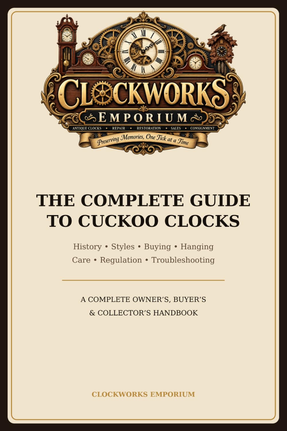 The Complete Guide to Cuckoo Clocks: History, Styles, Buying, Hanging, Care, Regulation & Troubleshooting baixar livro de graça