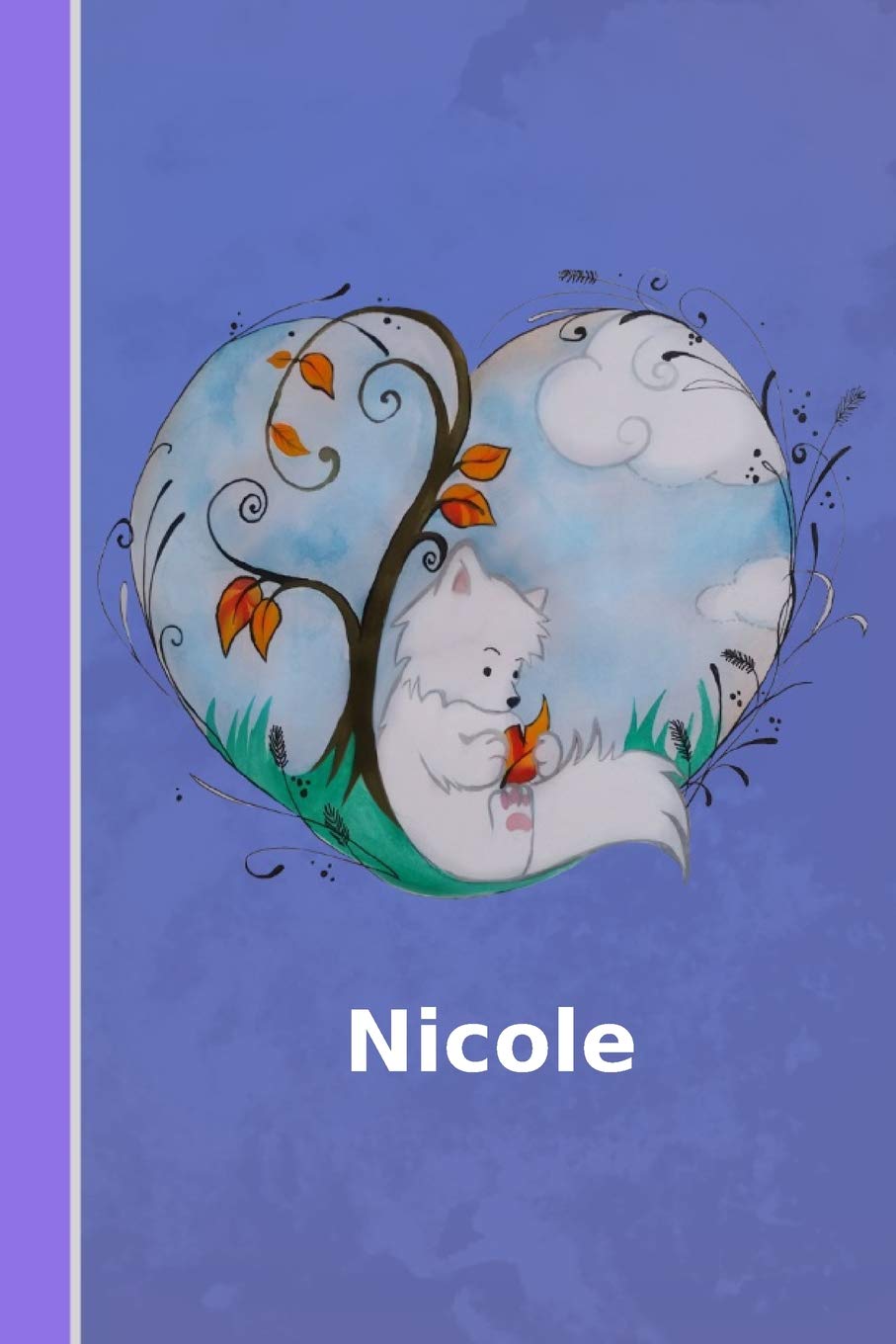 Nicole: Personalized Notebook Illustration Fox with Heart Softcover 120 Pages Blank Notebook Diary Scrapbook Journal Gift Idea baixar livro de graça