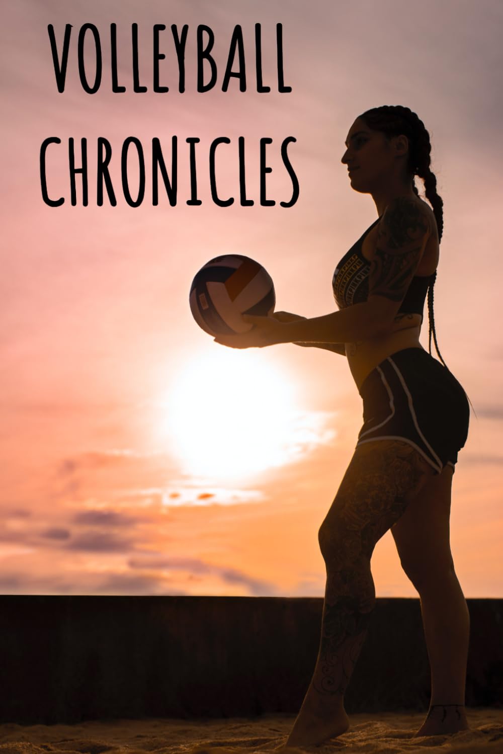 Volleyball Chronicles: A Passionate Players Journal | 120 Pages | Blank with Watermark volleyballs on every page