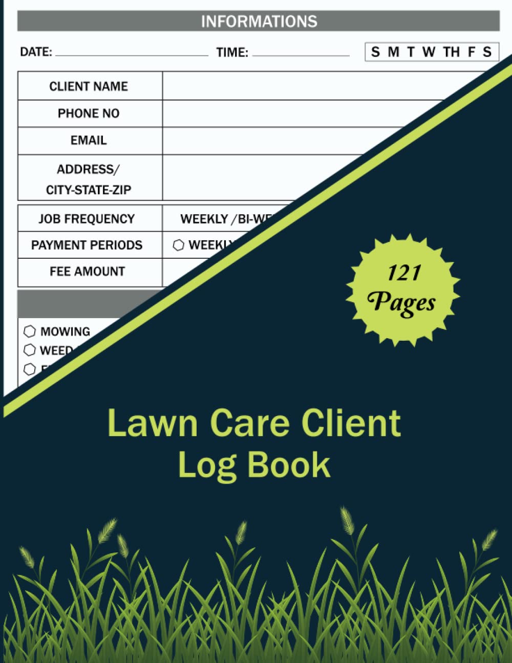 ler totalmente Lawn Care Client Log Book: Landscaping Appointment Business Log Book | Keep Record of Your Client's Information and Payment Easily