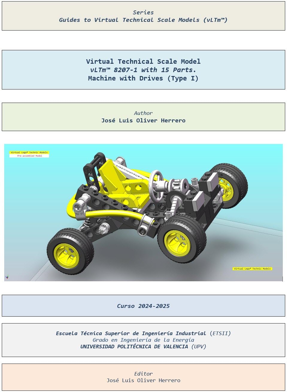 ler totalmente Virtual Technical Scale Model vLTm™ 8207-1 with 15 Parts. Machine with Drives (Type I) (Guides to Virtual Technical Scale Models (vLTm™) Book 1074) (English Edition)