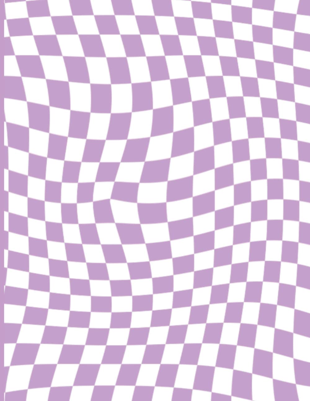 capítulo por capítulo baixar Checkered Notebook: Aesthetic, Pastel Notebook For School, Blank Lined Paperback Notebook Journal, Lavender Checkerboard Pattern