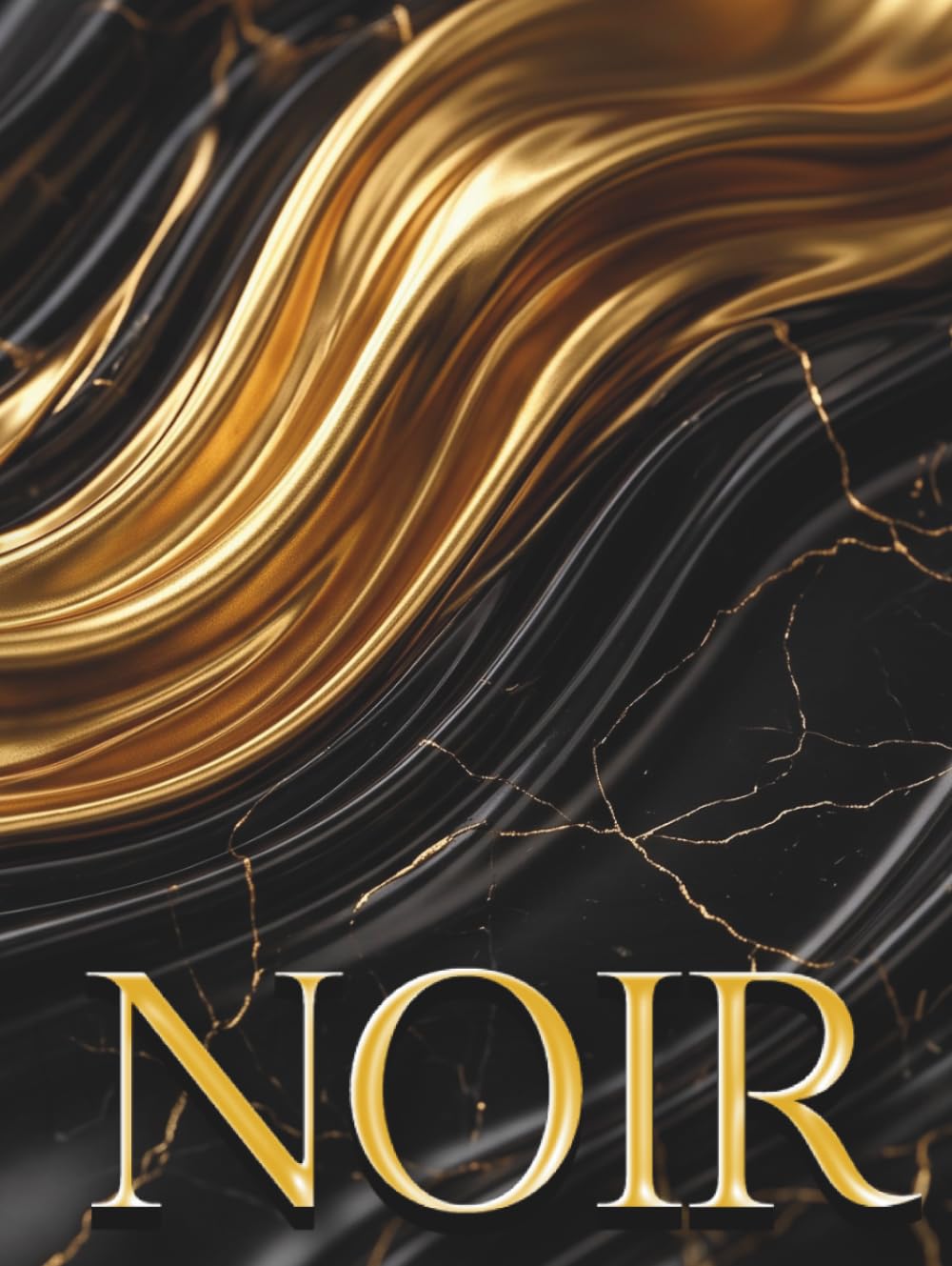 ler totalmente Noir: Oversized Decorative Book for Coffee Tables, Sideboards and Shelf Styling | Black Marble and Gold Vein Art Cover | Stack Deco Books to Create a Dramatic Luxury Home Look (LuXe)