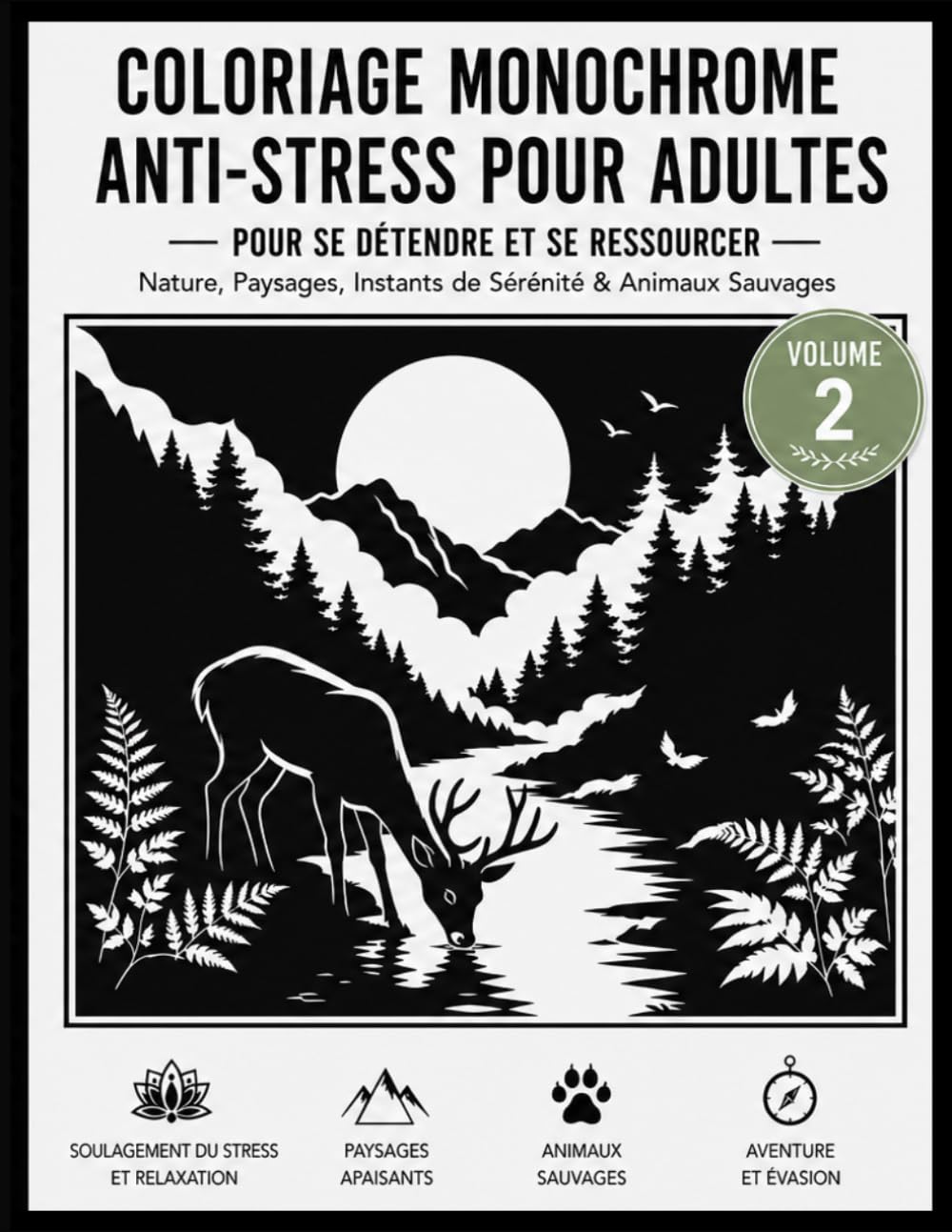 Coloriage Monochrome Anti-Stress Pour Adultes: 50 Illustrations Relaxantes en Une Seule Couleur – Vie Douce et Nature pour des Moments de Calme,... Conscience (Moonlit Café) (French Edition) baixar o livro de graça