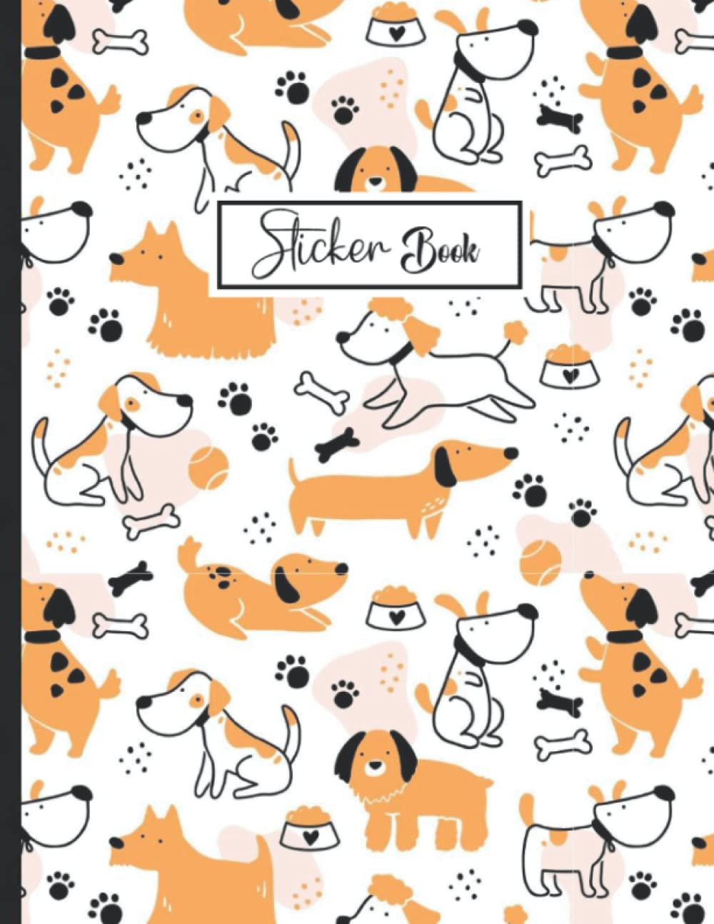Sticker Book: Cute Puppy Design Blank Sticker Album Journal pages for Kids Sticker Collection Book. baixar livro de graça