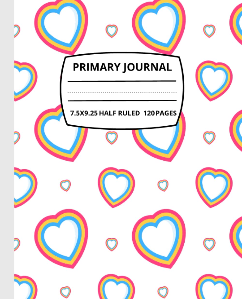 Primary Composition notebook K-2: Cute rainbow Primary story journal with Picture Space and Dotted Midline| Top Half Blank | Handwriting Practice Paper | for writing and drawing size 7.5” x 9.25” baixar o livro de graça