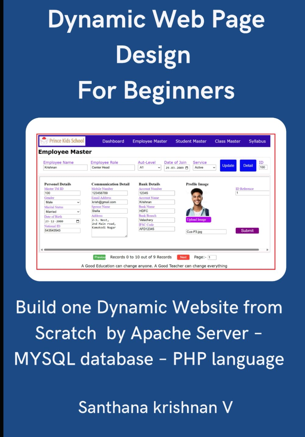 ler totalmente Dynamic Web App by PHP for Beginners: Build one Dynamic Website by MYSQL database and PHP Server language
