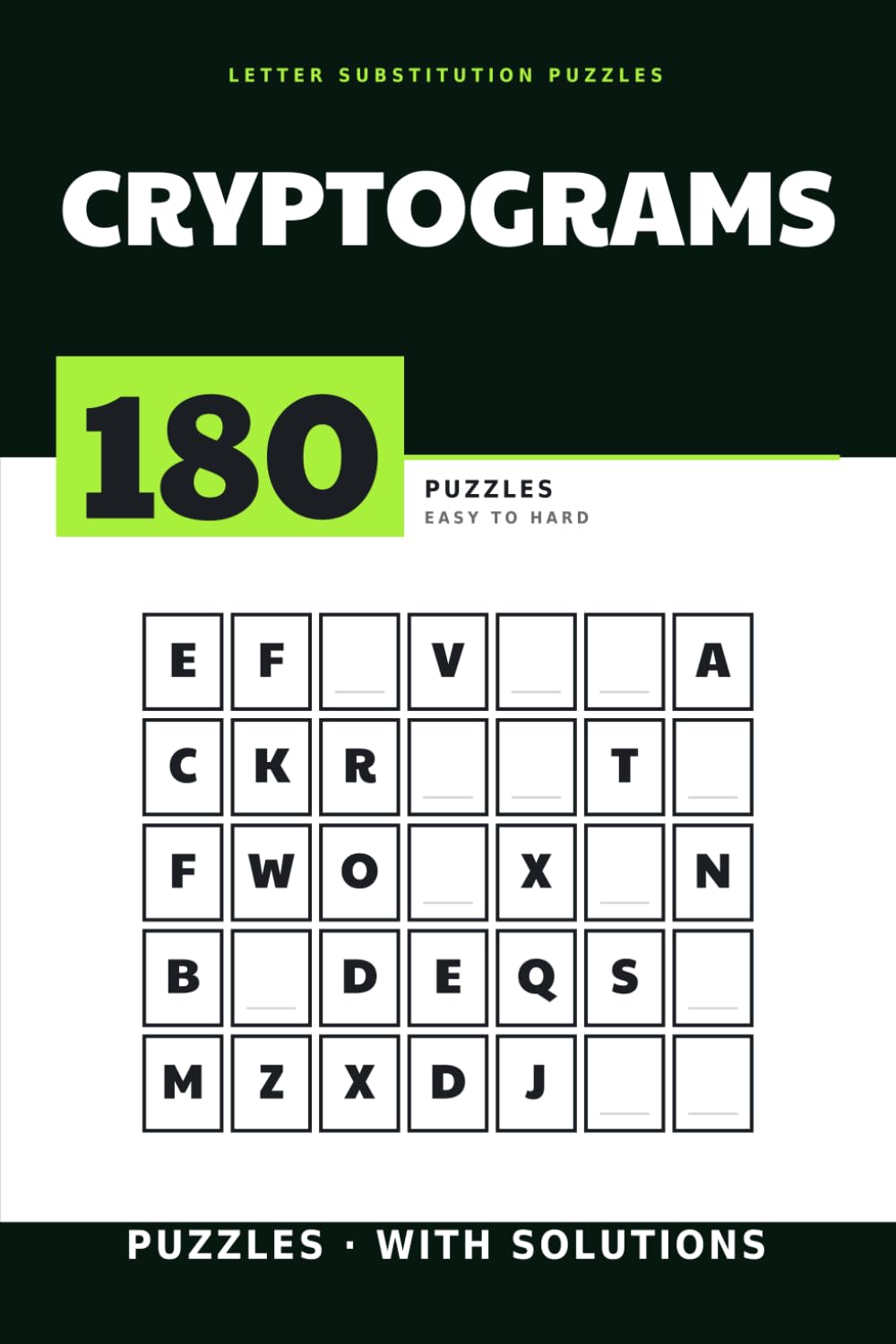 CRYPTOGRAMS: 180 Cryptogram Puzzles for Seniors: Crack the Code, Reveal the Quote - Large Print | Complete Answer Key baixar livro de graça