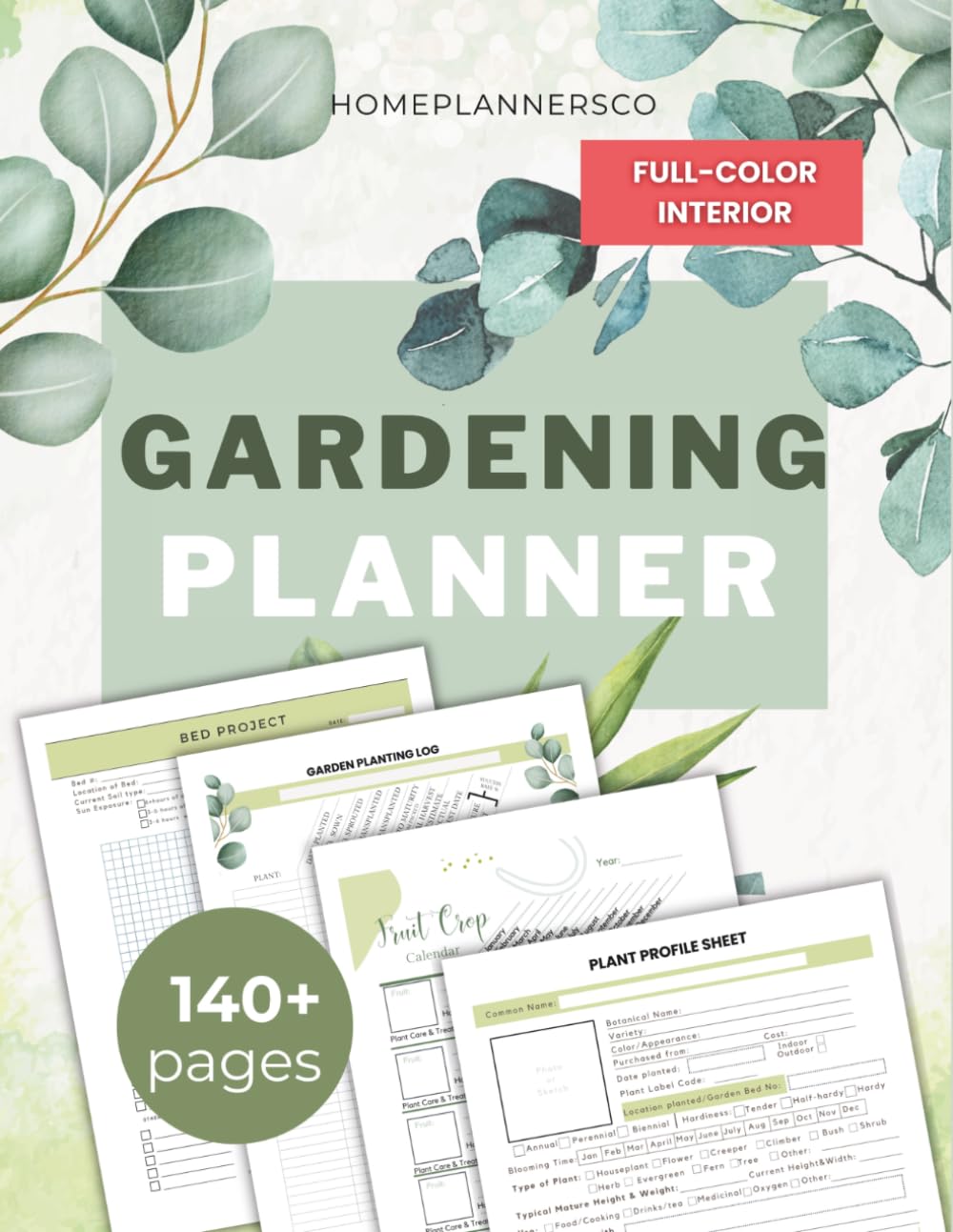 Gardening Planner & Garden Journal: Full-Color Garden Organizer with Plant Profiles, Seed Inventory, Planting Schedules, Harvest Logs, Garden Expenses... Templates – Complete Garden Planning Book baixar livro de graça