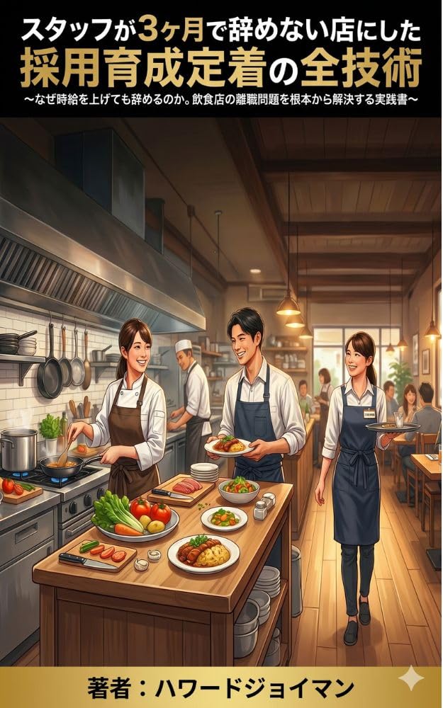 ler totalmente Sutaffu ga Sankagetsude Yamenai Mise ni Shita Saiyo Ikusei Teichaku no Zengijutsu: NazeJikyuwoAgetemoYamerunokaInshokutennoRishokuMondaiwoKonponkaraKaiketsusuruJissensho (Japanese Edition)