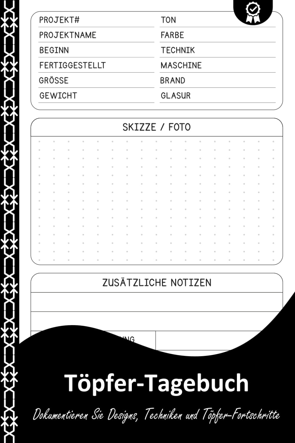 Töpfer-Tagebuch: Protokollbuch zum Aufzeichnen von Keramikprojekten, Techniken, Glasuren, Materialien und Notizen. baixar livro de graça