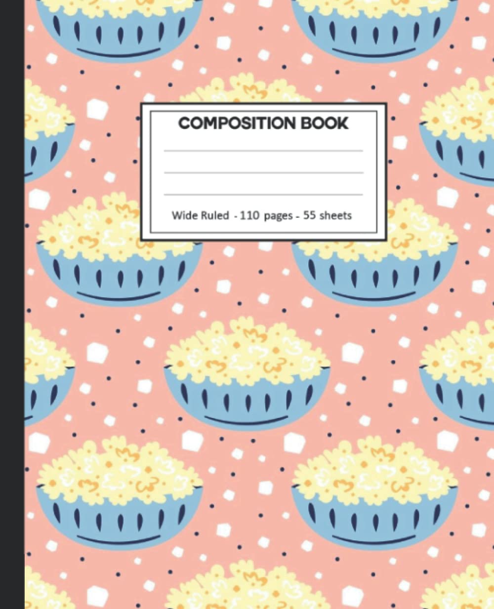 ler totalmente Composition Notebook: Popcorn Wide Ruled Blank Lined Composition Book Journal (7.5 x 9.25 in) Cute Notebooks for Girls Teens Kids School Planner Diary Writing Notes.