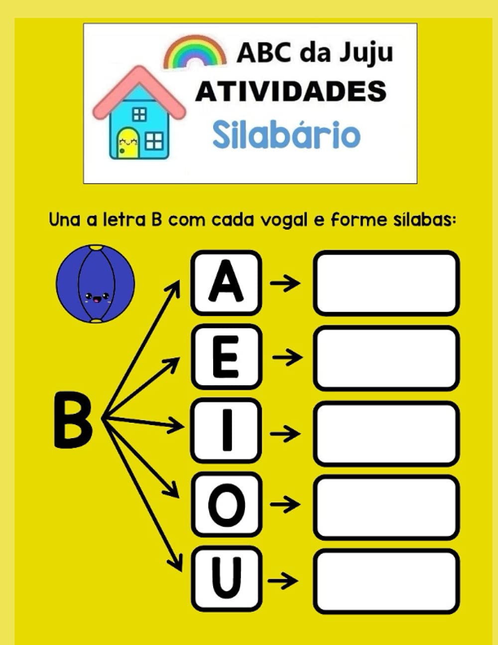 Atividades Montando as Sílabas e as Vogais: ABC da JUJU para Imprimir e Brincar baixar o livro de graça