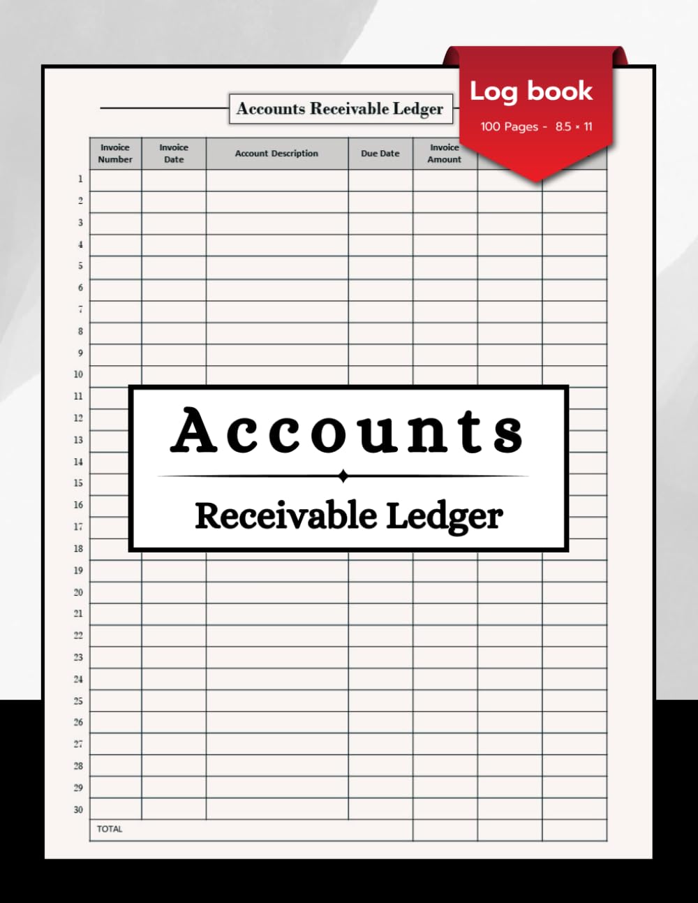 Accounts Receivable Ledger Book: Notebook and Organizer for Tracking Customer Payments | Ideal for Bookkeeping, Small Businesses, and Personal Finance | 100 Pages, 8.5 x 11 Inches" baixar o livro de graça