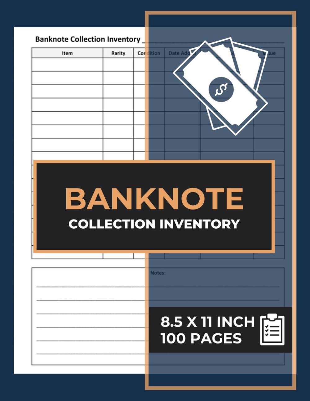 Banknote Collection Inventory: For World Banknote Collectors | Paper Money Record Logbook | Currency Collecting Journal Forms baixar livro de graça